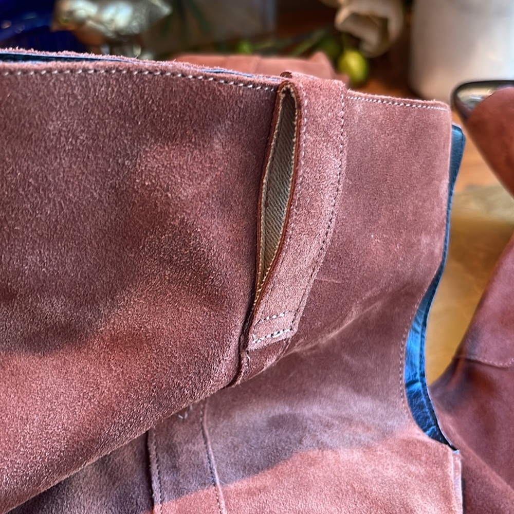 NWOT! TOPSHOP Suede OTK Boots - Picture 10 of 16